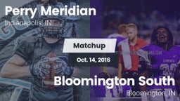 Matchup: Perry Meridian High vs. Bloomington South  2016