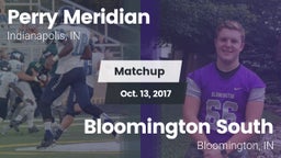 Matchup: Perry Meridian High vs. Bloomington South  2017