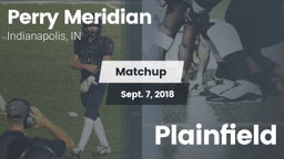 Matchup: Perry Meridian High vs. Plainfield 2018