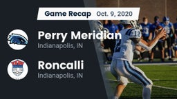 Recap: Perry Meridian  vs. Roncalli  2020