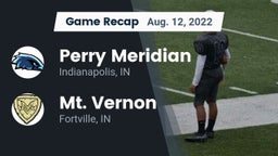 Recap: Perry Meridian  vs. Mt. Vernon  2022