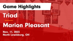 Triad  vs Marion Pleasant Game Highlights - Nov. 11, 2023