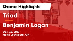 Triad  vs Benjamin Logan  Game Highlights - Dec. 30, 2023