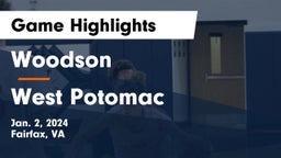 Woodson  vs West Potomac  Game Highlights - Jan. 2, 2024