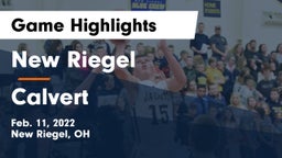 New Riegel  vs Calvert  Game Highlights - Feb. 11, 2022