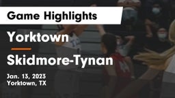 Yorktown  vs Skidmore-Tynan  Game Highlights - Jan. 13, 2023