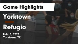 Yorktown  vs Refugio  Game Highlights - Feb. 3, 2023