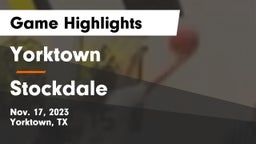 Yorktown  vs Stockdale  Game Highlights - Nov. 17, 2023