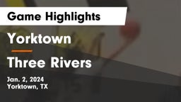 Yorktown  vs Three Rivers  Game Highlights - Jan. 2, 2024