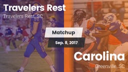 Matchup: Travelers Rest High vs. Carolina  2017
