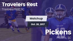 Matchup: Travelers Rest High vs. Pickens  2017