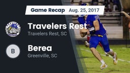Recap: Travelers Rest  vs. Berea  2017