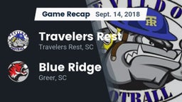 Recap: Travelers Rest  vs. Blue Ridge  2018