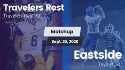 Matchup: Travelers Rest High vs. Eastside  2020
