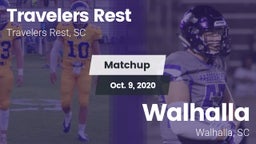 Matchup: Travelers Rest High vs. Walhalla  2020