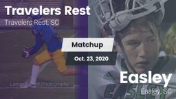 Matchup: Travelers Rest High vs. Easley  2020
