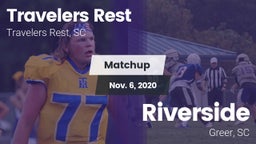 Matchup: Travelers Rest High vs. Riverside  2020