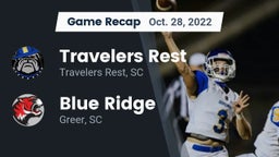 Recap: Travelers Rest  vs. Blue Ridge  2022