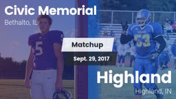 Matchup: Civic Memorial High vs. Highland  2017