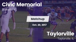 Matchup: Civic Memorial High vs. Taylorville  2017
