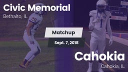 Matchup: Civic Memorial High vs. Cahokia  2018