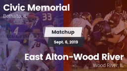 Matchup: Civic Memorial High vs. East Alton-Wood River  2019