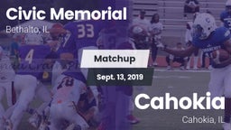 Matchup: Civic Memorial High vs. Cahokia  2019