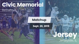 Matchup: Civic Memorial High vs. Jersey  2019