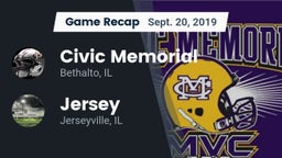 Recap: Civic Memorial  vs. Jersey  2019