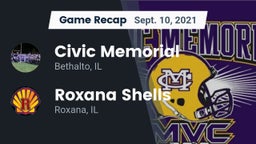 Recap: Civic Memorial  vs. Roxana Shells  2021