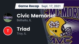 Recap: Civic Memorial  vs. Triad  2021