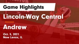 Lincoln-Way Central  vs Andrew  Game Highlights - Oct. 5, 2021
