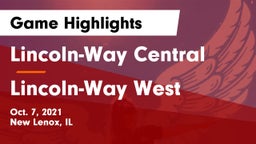 Lincoln-Way Central  vs Lincoln-Way West  Game Highlights - Oct. 7, 2021