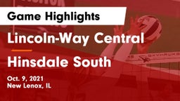 Lincoln-Way Central  vs Hinsdale South Game Highlights - Oct. 9, 2021