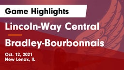 Lincoln-Way Central  vs Bradley-Bourbonnais  Game Highlights - Oct. 12, 2021