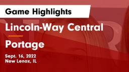 Lincoln-Way Central  vs Portage Game Highlights - Sept. 16, 2022
