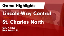 Lincoln-Way Central  vs St. Charles North Game Highlights - Oct. 7, 2022