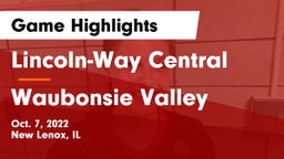 Lincoln-Way Central  vs Waubonsie Valley Game Highlights - Oct. 7, 2022