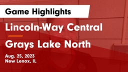 Lincoln-Way Central  vs Grays Lake North Game Highlights - Aug. 25, 2023
