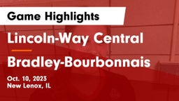 Lincoln-Way Central  vs Bradley-Bourbonnais  Game Highlights - Oct. 10, 2023