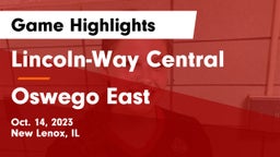Lincoln-Way Central  vs Oswego East  Game Highlights - Oct. 14, 2023