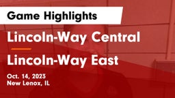 Lincoln-Way Central  vs Lincoln-Way East  Game Highlights - Oct. 14, 2023