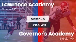 Matchup: Lawrence Academy vs. Governor's Academy  2018