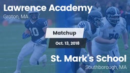 Matchup: Lawrence Academy vs. St. Mark's School 2018