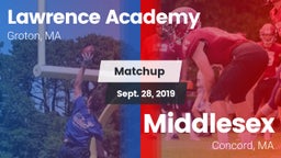 Matchup: Lawrence Academy vs. Middlesex  2019