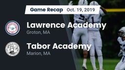 Recap: Lawrence Academy  vs. Tabor Academy  2019