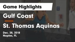 Gulf Coast  vs St. Thomas Aquinas  Game Highlights - Dec. 28, 2018