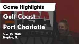 Gulf Coast  vs Port Charlotte  Game Highlights - Jan. 13, 2020
