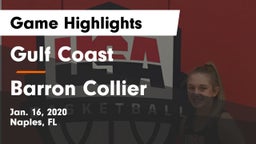 Gulf Coast  vs Barron Collier  Game Highlights - Jan. 16, 2020