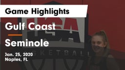 Gulf Coast  vs Seminole  Game Highlights - Jan. 25, 2020